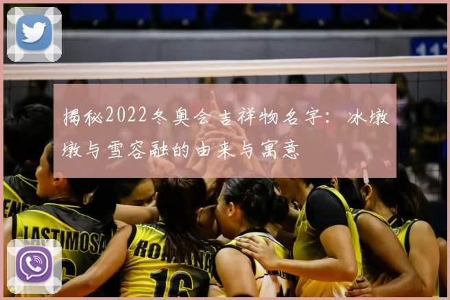 揭秘2022冬奥会吉祥物名字：冰墩墩与雪容融的由来与寓意